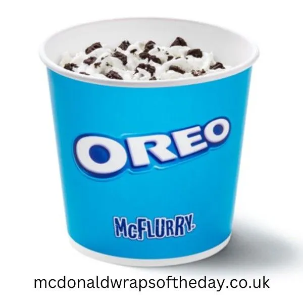 McDonalds Mcflurry flavor oreo