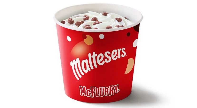 mcdonalds McFlurry Flavor Maltesers